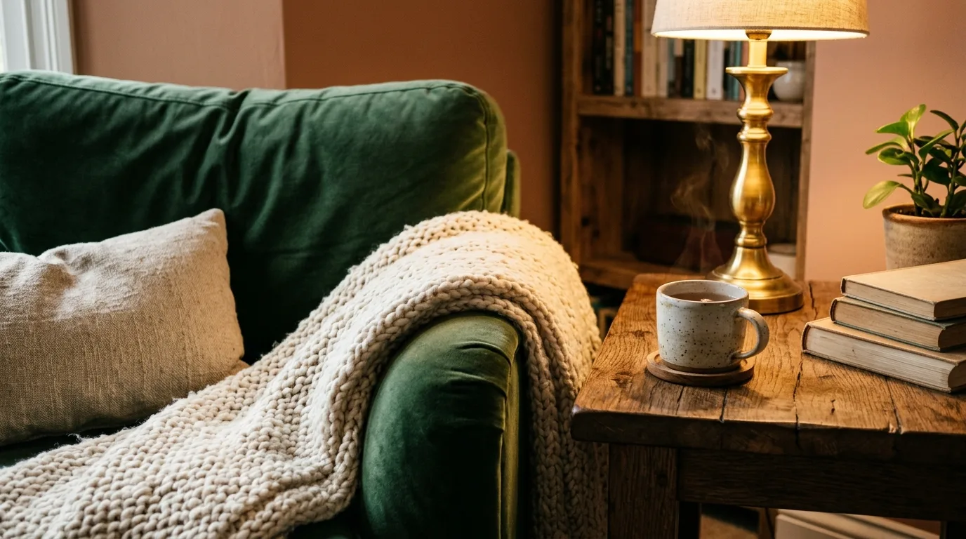 Use texture to prevent flatness for 12 Essential Tips on How to Decorate a Living Room from Scratch