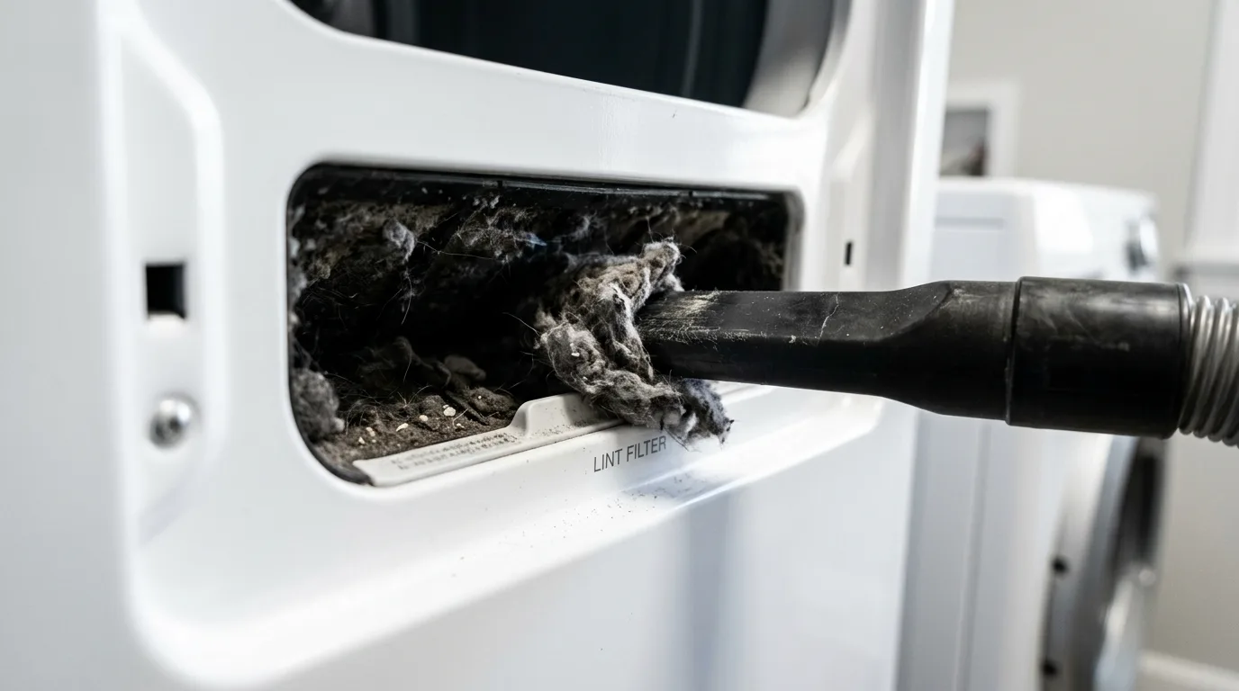 Check around the door seal for 13 Essential Tips for Deep Cleaning Your Dryer for Safety