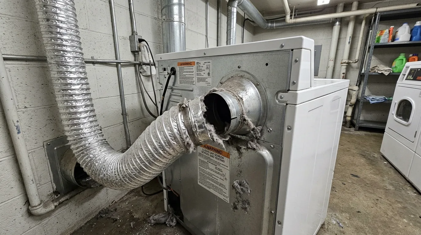 Pull the dryer away from the wall for 13 Essential Tips for Deep Cleaning Your Dryer for Safety