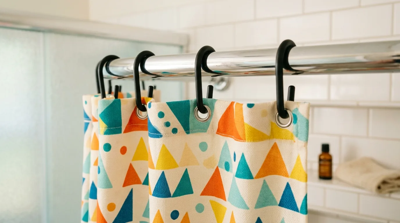 Swap the shower curtain for 11 Easy DIY Bathroom Ideas for a Weekend Makeover