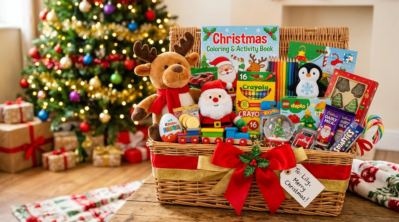 Put together a movie night basket for 14 Thoughtful DIY Christmas Gift Basket Ideas for Everyone