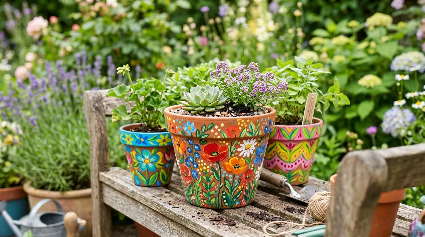 13 Adorable DIY Clay Flower Pot Crafts for Garden Lovers