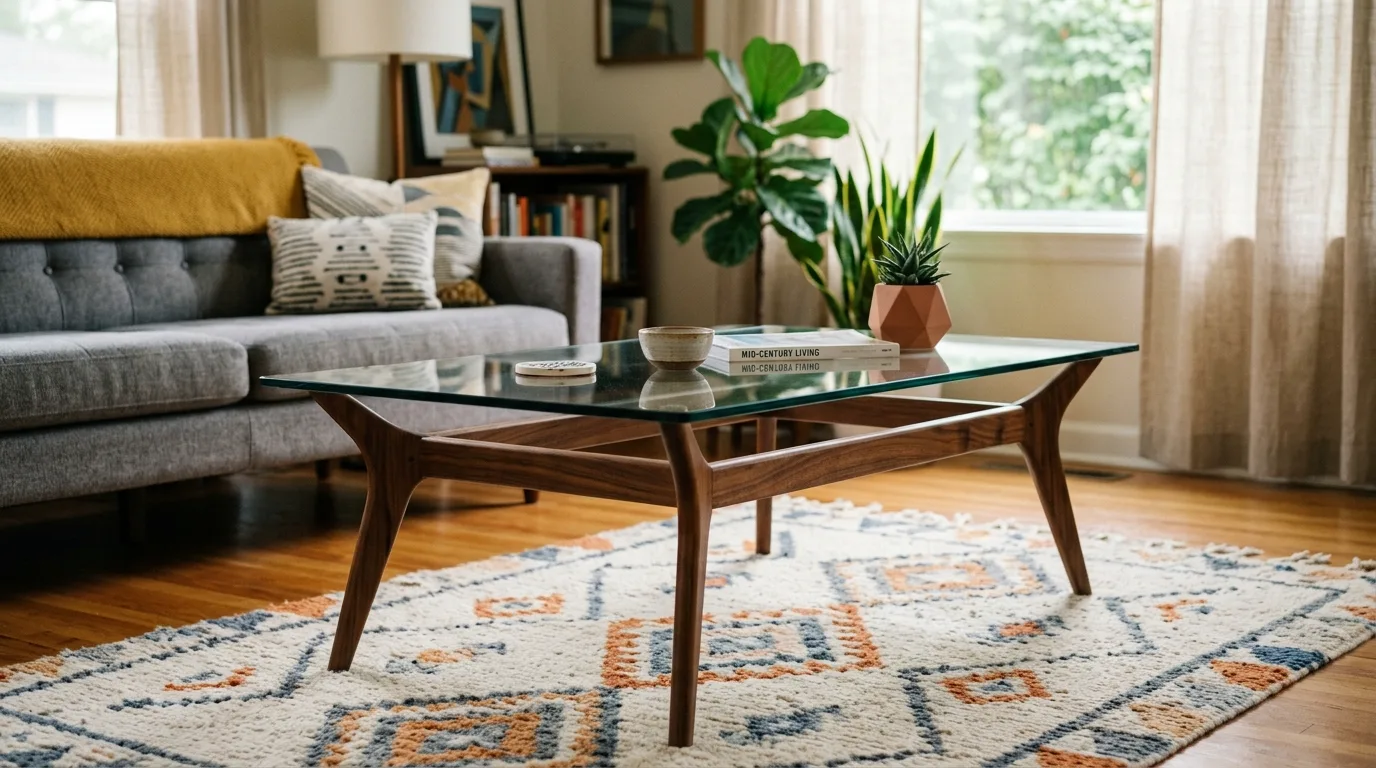 Use a glass top for a lighter modern feel for 14 Unique DIY Coffee Tables to Build on a Weekend