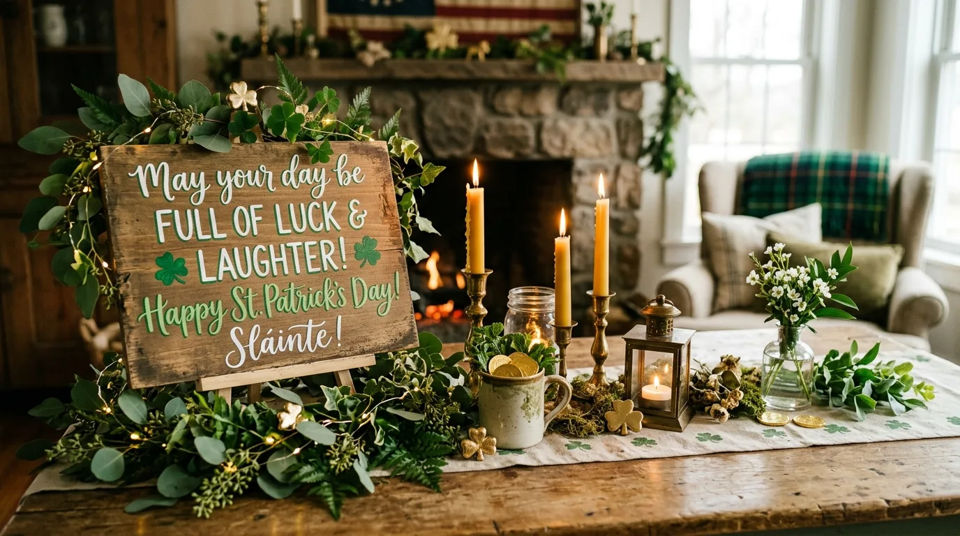 Try painted mason jars in green tones for 14 Lucky DIY St Patrick's Day Decor Ideas for a Festive Home