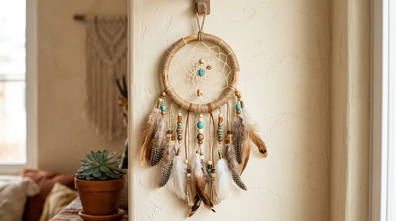 Make a dreamcatcher-inspired version for 11 Stylish DIY Wall Hanging Ideas for a Boho Touch