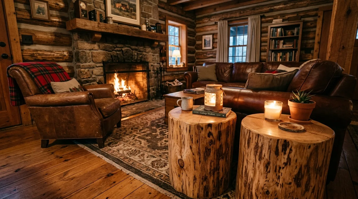 10 Rustic DIY Wood Log Ideas for Cabin and Cottage Decor