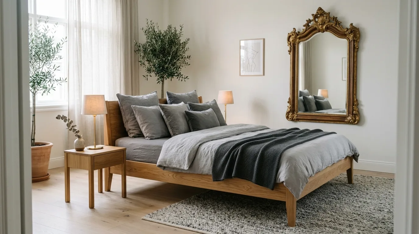 Mix simplicity with ornate detail for 14 Elegant Woman Bedroom Ideas for a Sophisticated Sanctuary