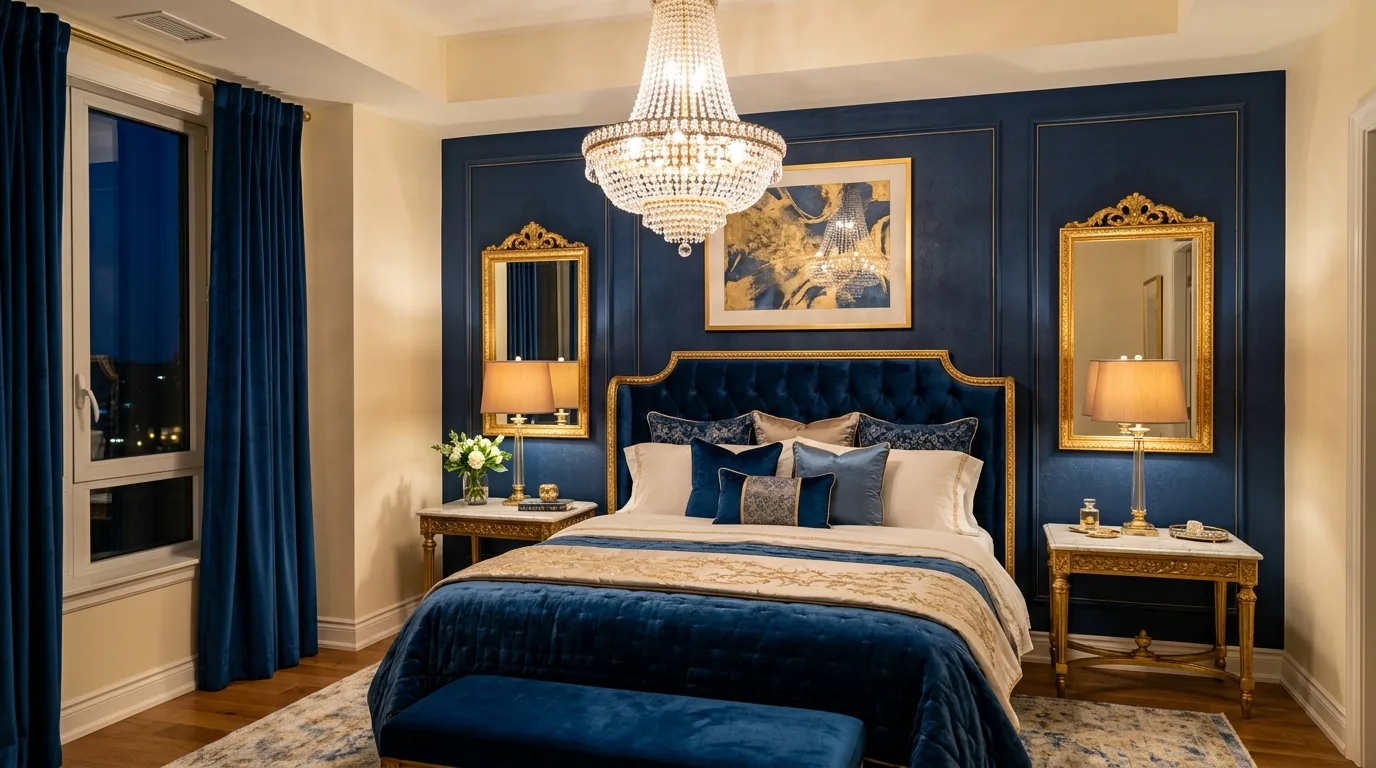 Introduce a deeper accent wall or tone for 14 Elegant Woman Bedroom Ideas for a Sophisticated Sanctuary
