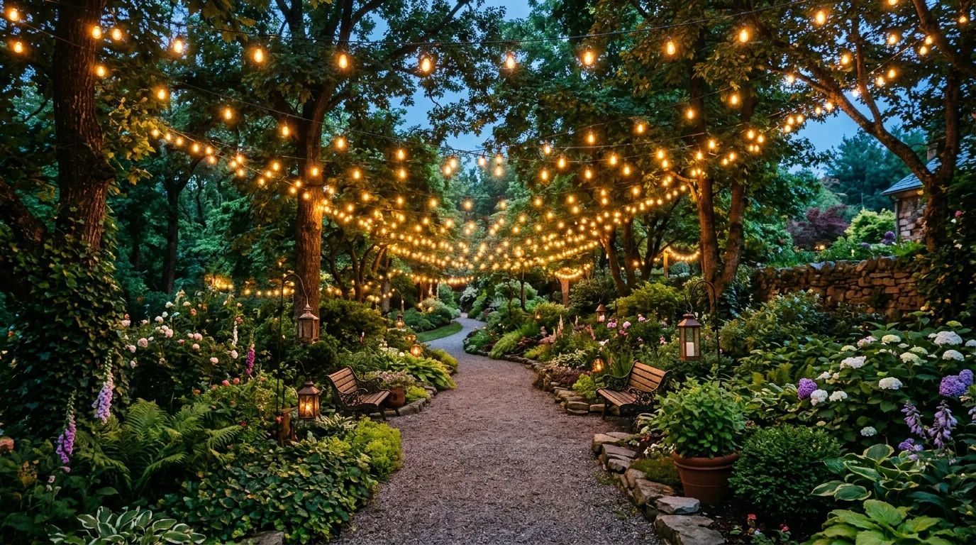 14 Enchanting Garden Lighting Ideas to Extend Evenings Outdoors