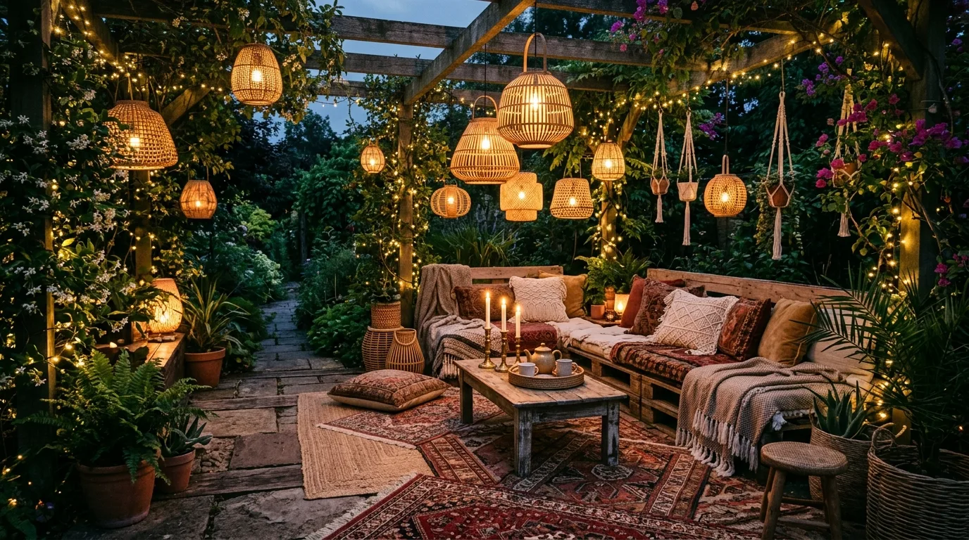 Use wall sconces near doors and patios for 14 Enchanting Garden Lighting Ideas to Extend Evenings Outdoors