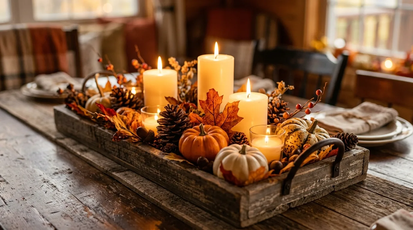 13 Stunning Fall Centerpieces for a Harvest Dining Table