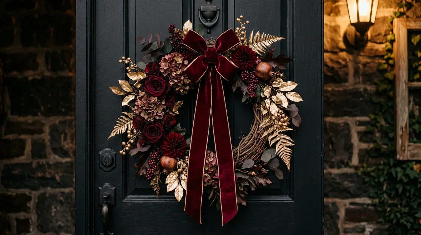 Choose berries for richer color for 11 Gorgeous Fall Wreaths to Welcome Autumn to Your Door