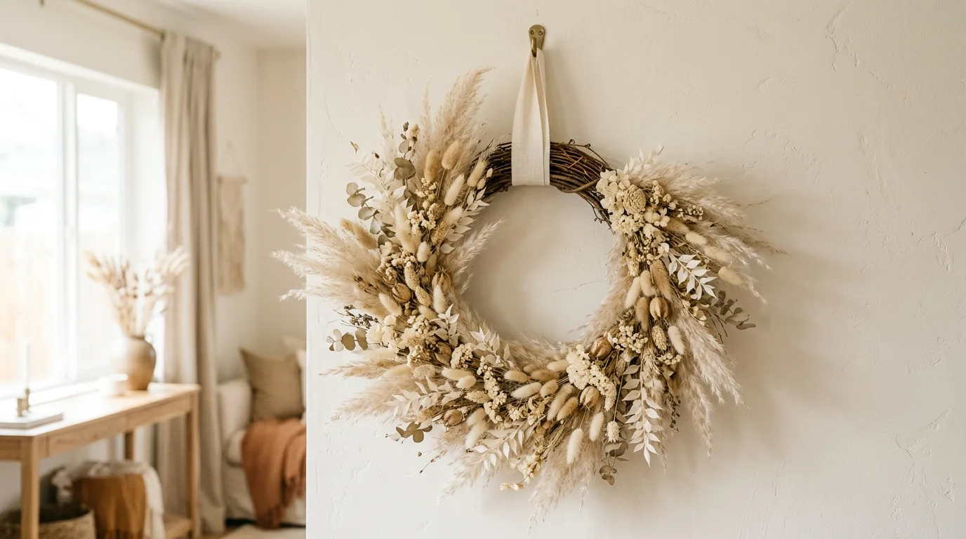 Use leaves in a more restrained way for 11 Gorgeous Fall Wreaths to Welcome Autumn to Your Door