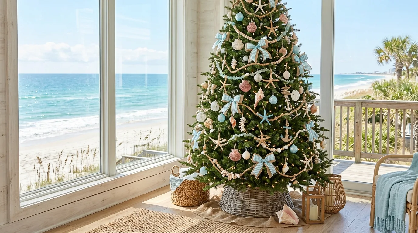 Leave a little space for glow for 12 Festive Christmas Tree Decor Ideas for a Showstopping Holiday Display