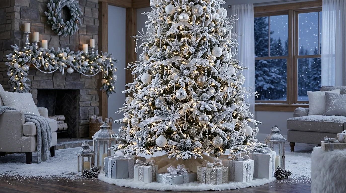 Start with lights before anything else for 12 Festive Christmas Tree Decor Ideas for a Showstopping Holiday Display