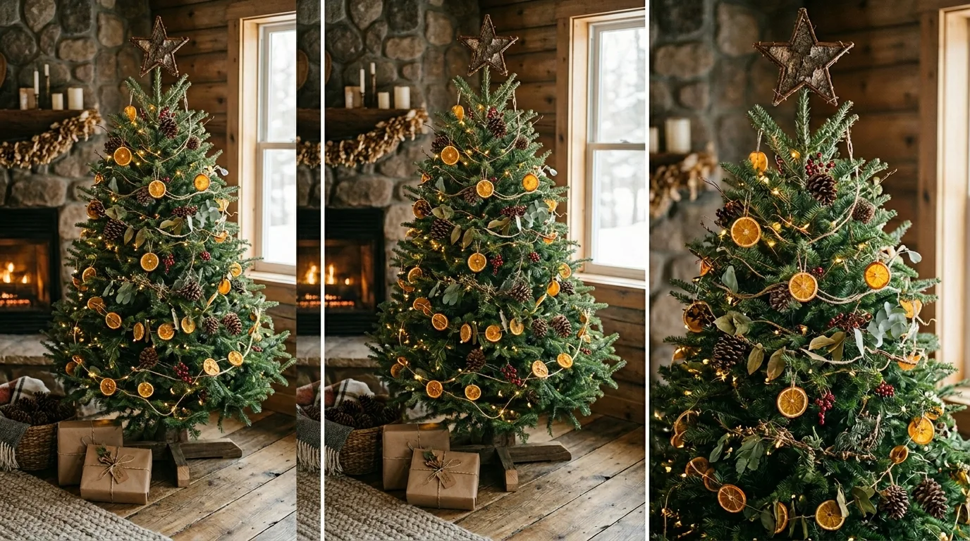 Add one special topper or upper focal point for 12 Festive Christmas Tree Decor Ideas for a Showstopping Holiday Display