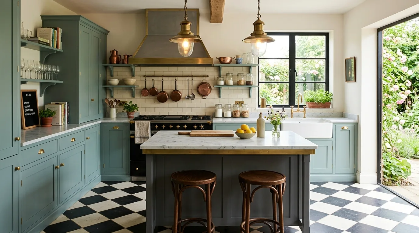 Add moldings and classic cabinetry detail for 10 Romantic French Style Kitchen Ideas for a Charming Cookspace