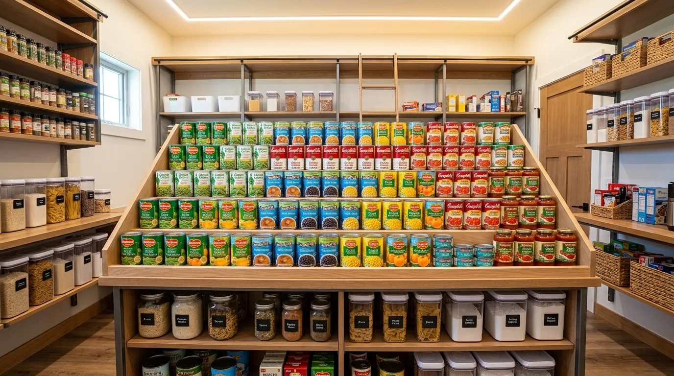 Adjust shelf spacing if possible for 13 Functional Small Walk-In Pantry Ideas for Kitchen Organization