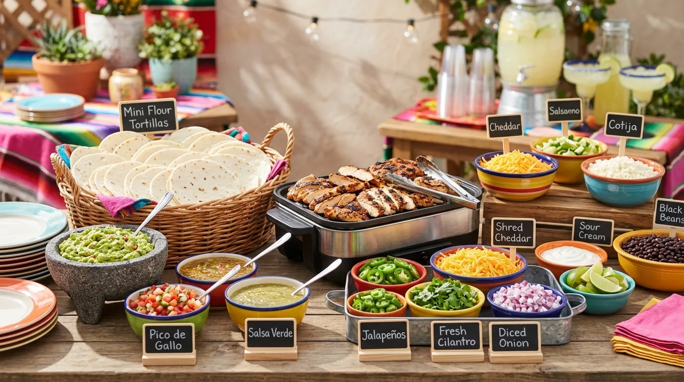 Finish with elegant pink macarons for 14 Delicious Galentine's Party Food Ideas for a Night In