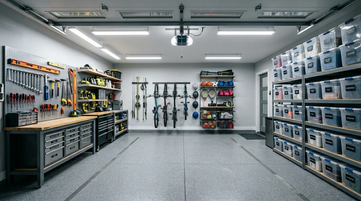 Add a quick cleanup rhythm for 11 Genius Garage Organization Ideas to Reclaim Your Parking Spot
