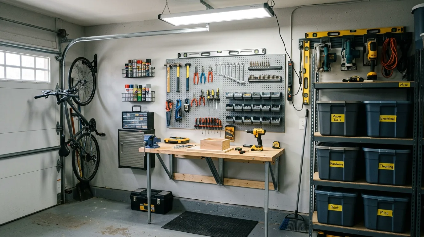 Make the garage support real life for 11 Genius Garage Organization Ideas to Reclaim Your Parking Spot