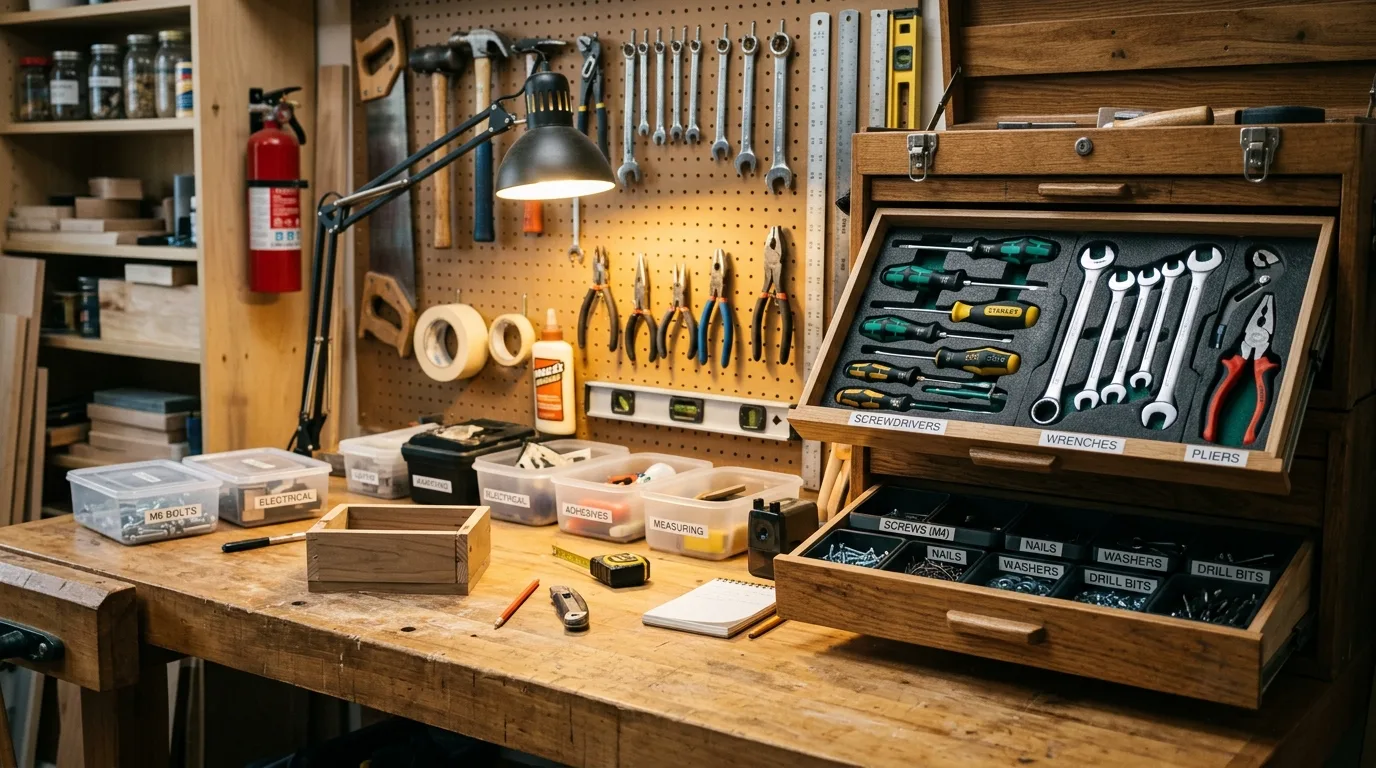 Use clear or labeled bins for 11 Genius Garage Organization Ideas to Reclaim Your Parking Spot