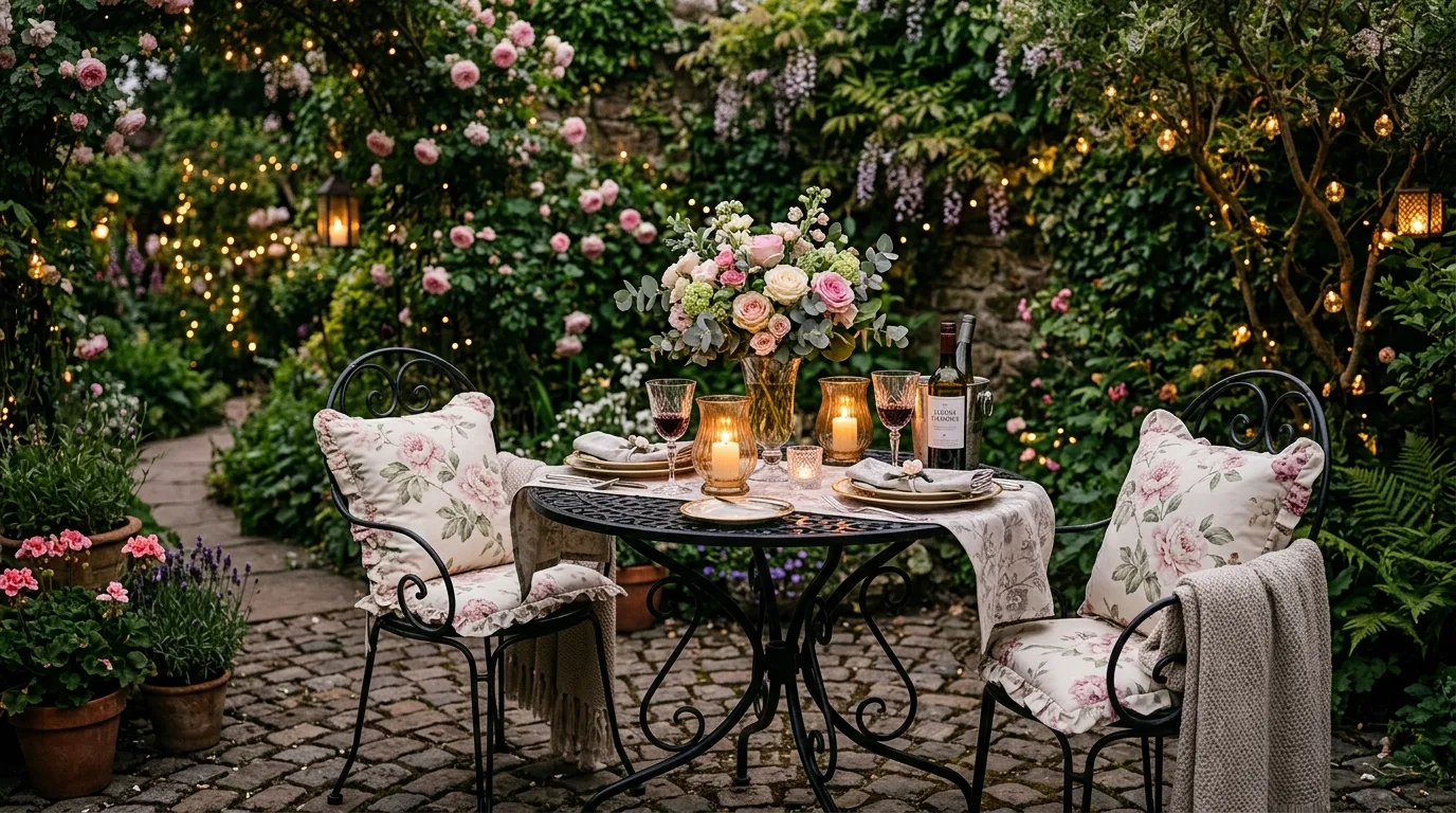 Bring in a bench or chair for 13 Charming Garden Decor Ideas to Personalize Your Green Space