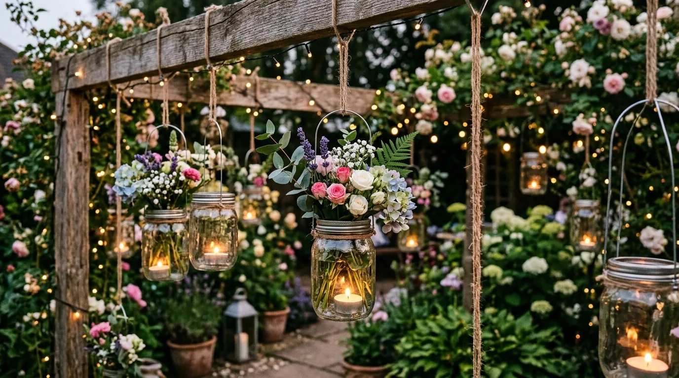 Bring in vertical decor for 13 Charming Garden Decor Ideas to Personalize Your Green Space