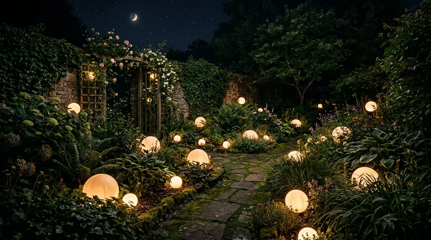 Use mason jar or handmade lighting for rustic charm for 14 Gorgeous Garden Lighting Ideas for a Magical Nighttime Landscape