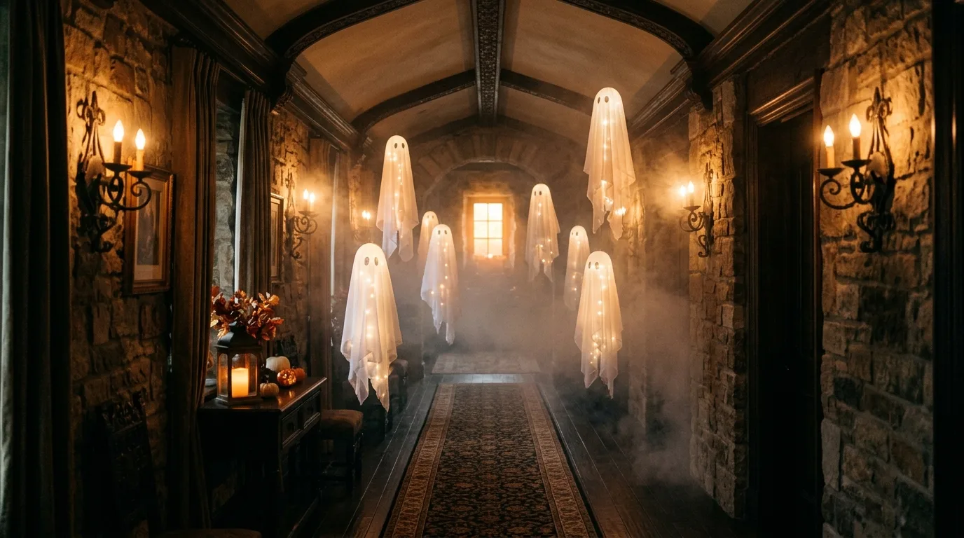 Use bats or ravens as repeated motifs for 11 Creative Halloween Decor Ideas for a Hauntingly Beautiful Home