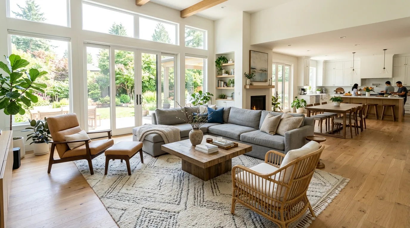 Add side tables where people actually sit for 12 Essential Home Decor Ideas for Living Room Layouts