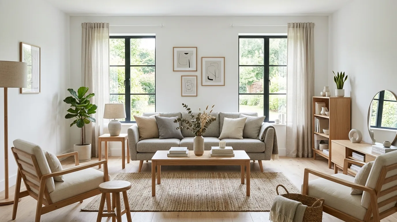 Keep pathways obvious for 12 Essential Home Decor Ideas for Living Room Layouts