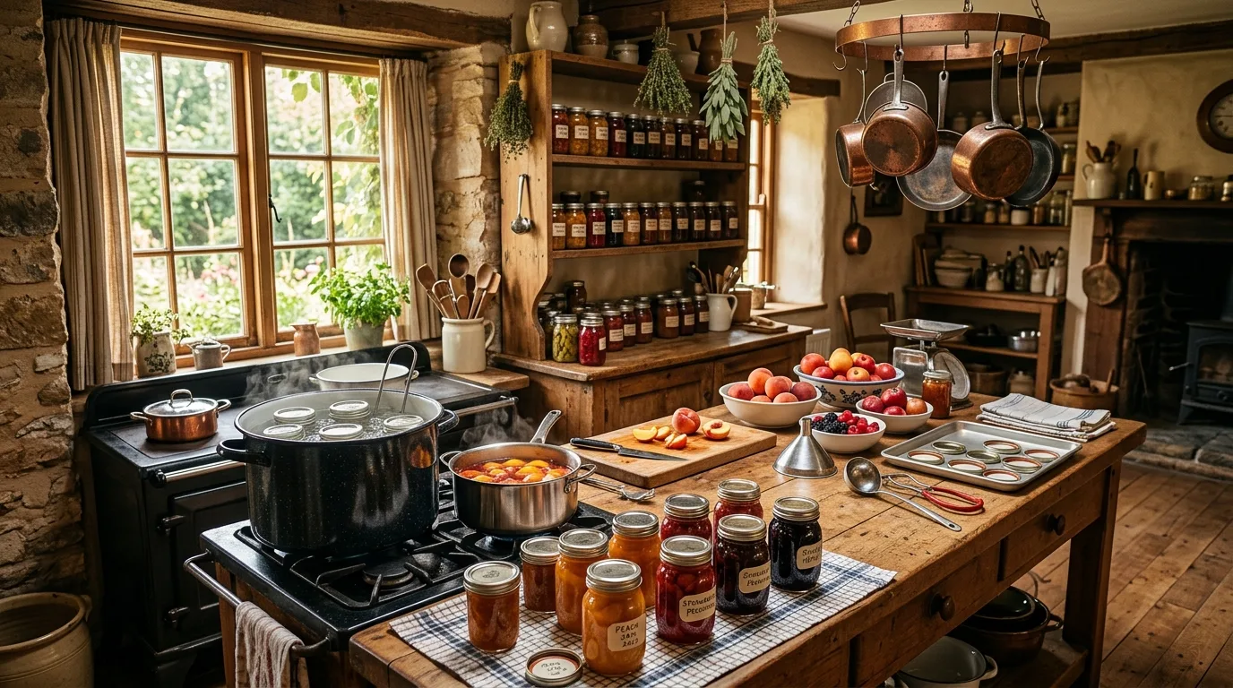 Practice food preservation for 14 Essential Homestead Skills to Learn for a Simpler Life