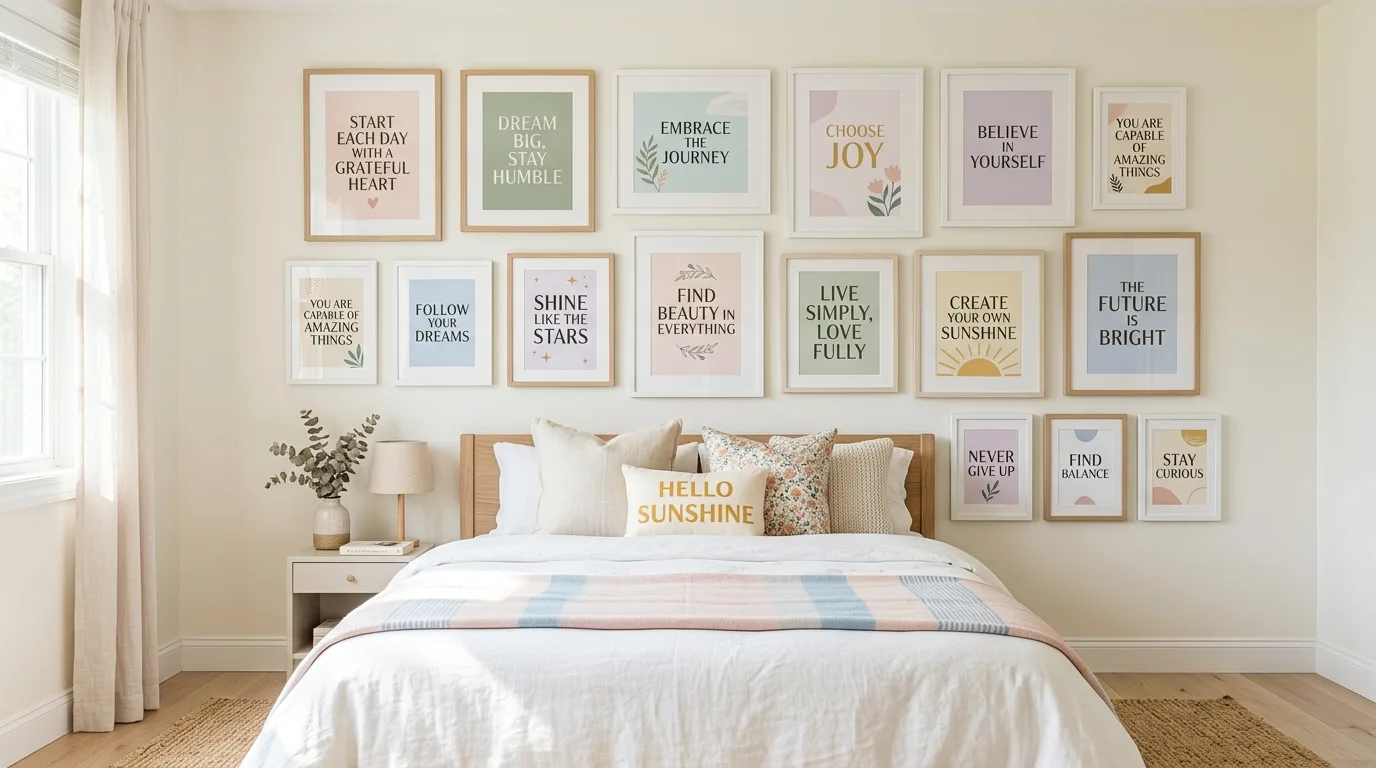 14 Inspiring Bedroom Wall Decor Ideas to Wake Up Happy