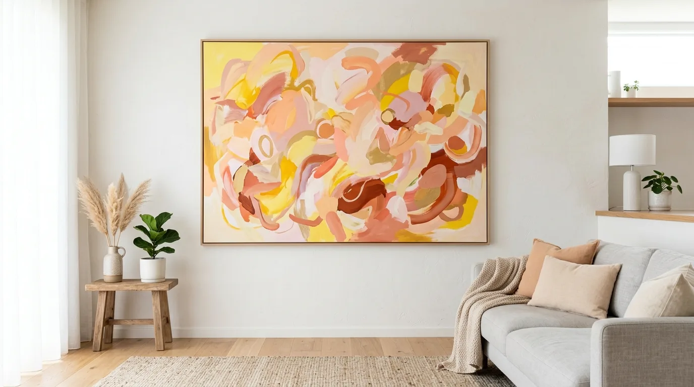 Create a balanced gallery wall for 14 Inspiring Bedroom Wall Decor Ideas to Wake Up Happy