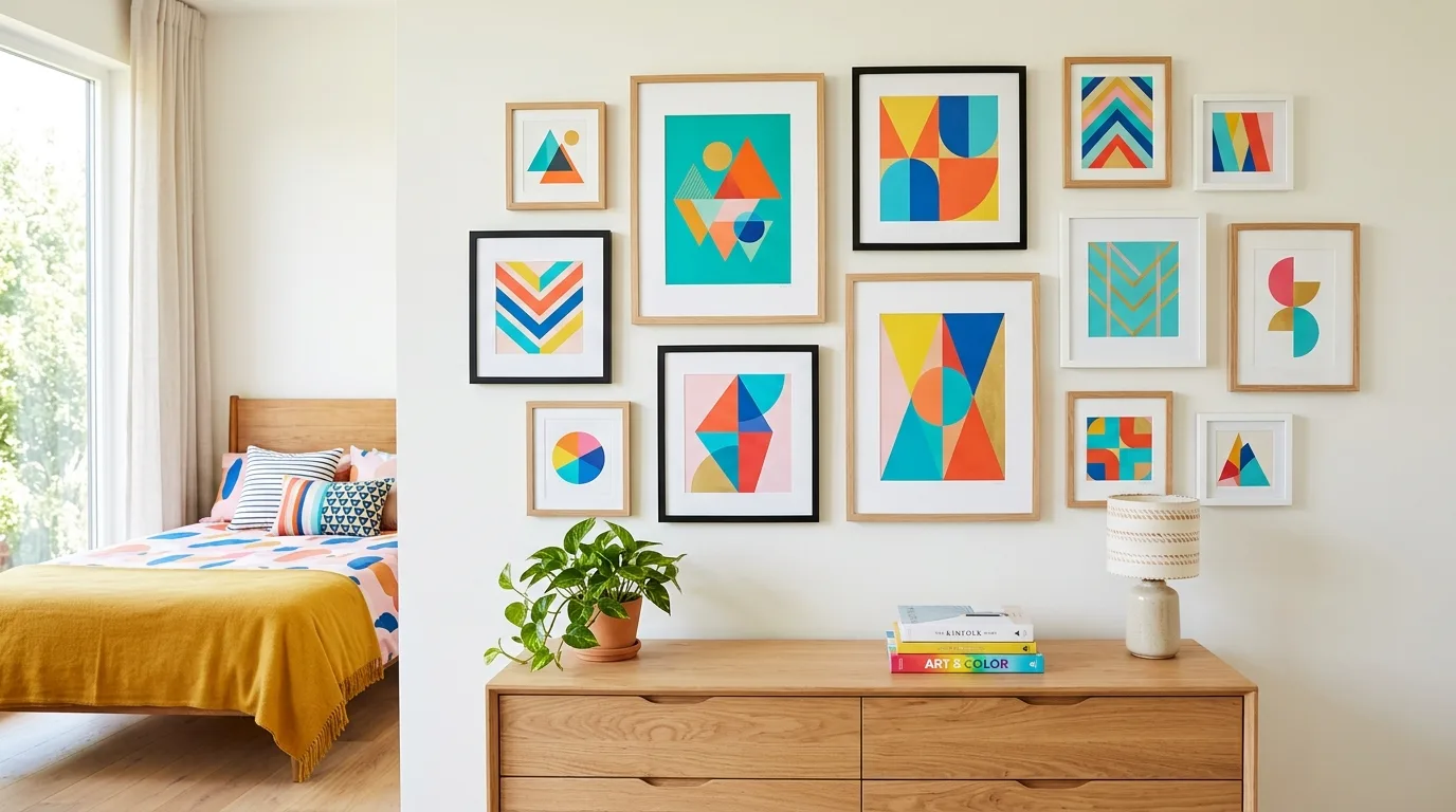 Use texture through weaving or fabric art for 14 Inspiring Bedroom Wall Decor Ideas to Wake Up Happy