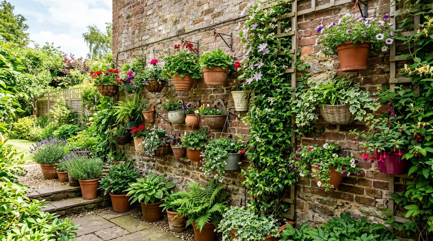 Use vertical elements for depth for 14 Inspiring Garden Decor Ideas to Create a Backyard Sanctuary