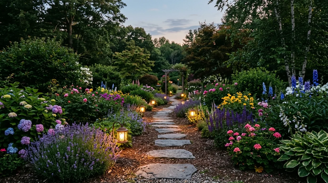 Use lanterns and soft lighting for 14 Inspiring Garden Decor Ideas to Create a Backyard Sanctuary