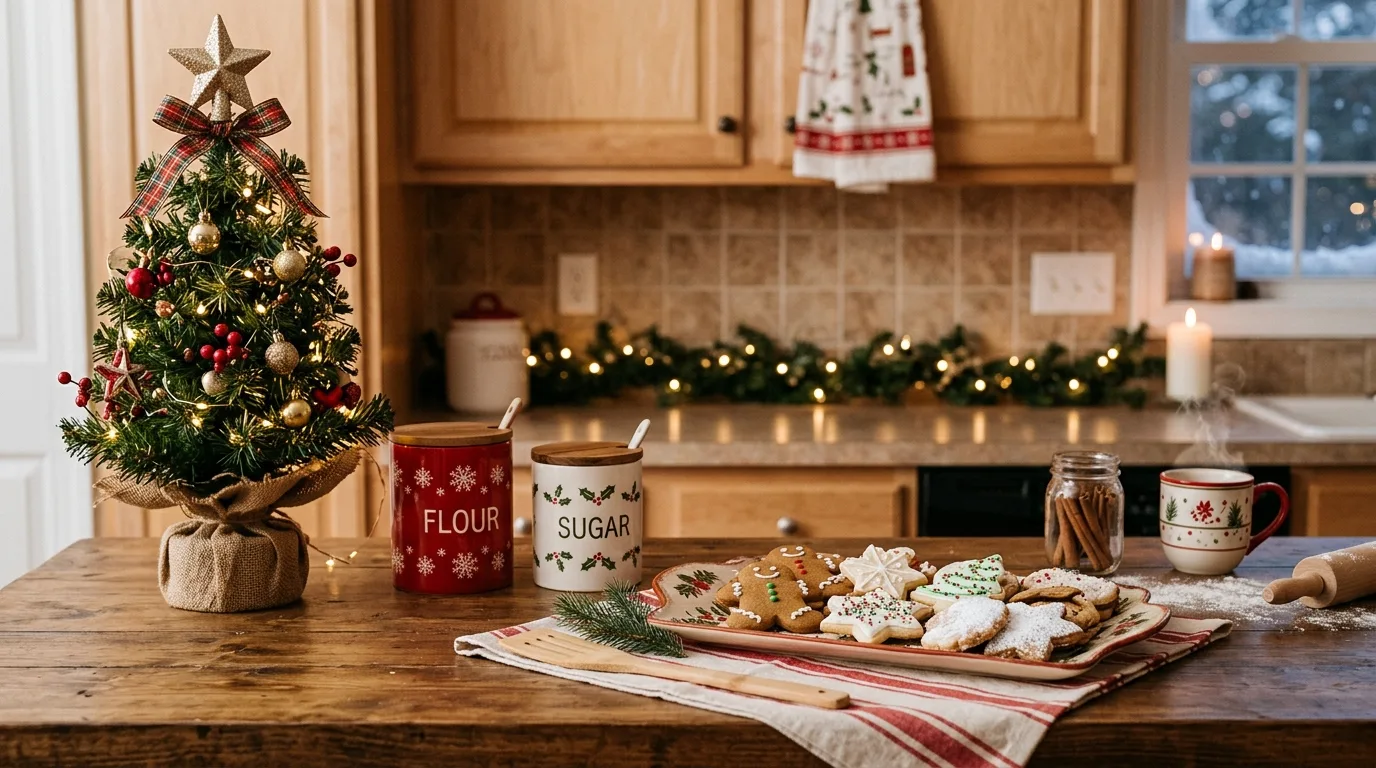 12 Joyful Christmas Kitchen Decor Ideas for Baking Season