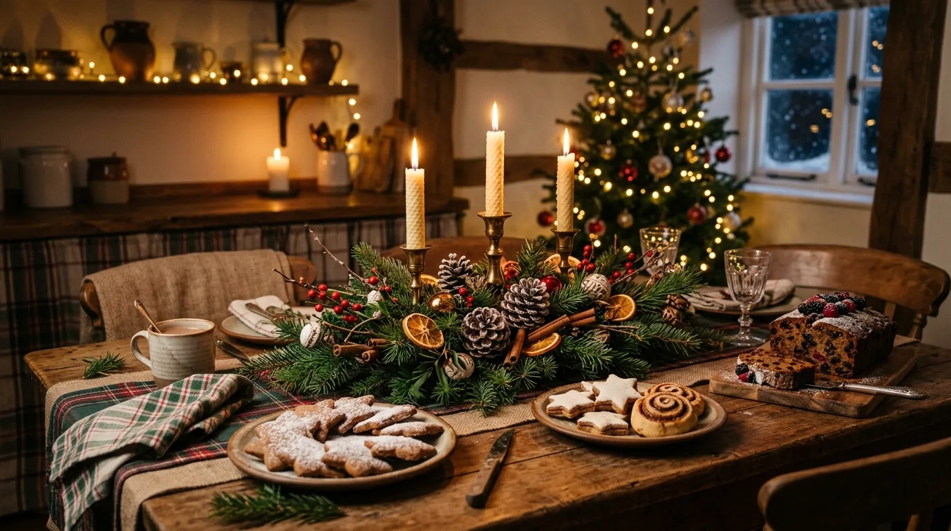 Let baked goods become part of the mood for 12 Joyful Christmas Kitchen Decor Ideas for Baking Season