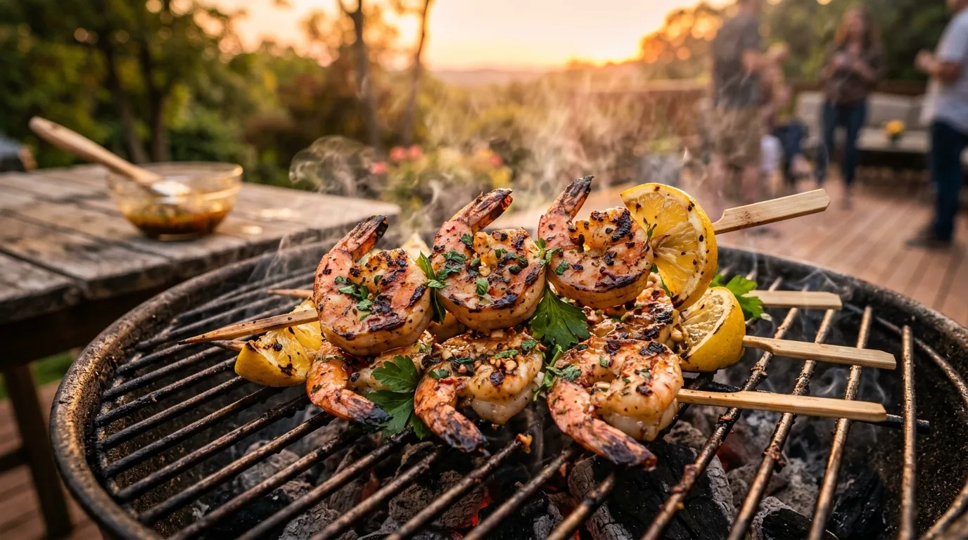 13 Zesty Lemon Garlic Shrimp Skewers for Easy Summer Grilling