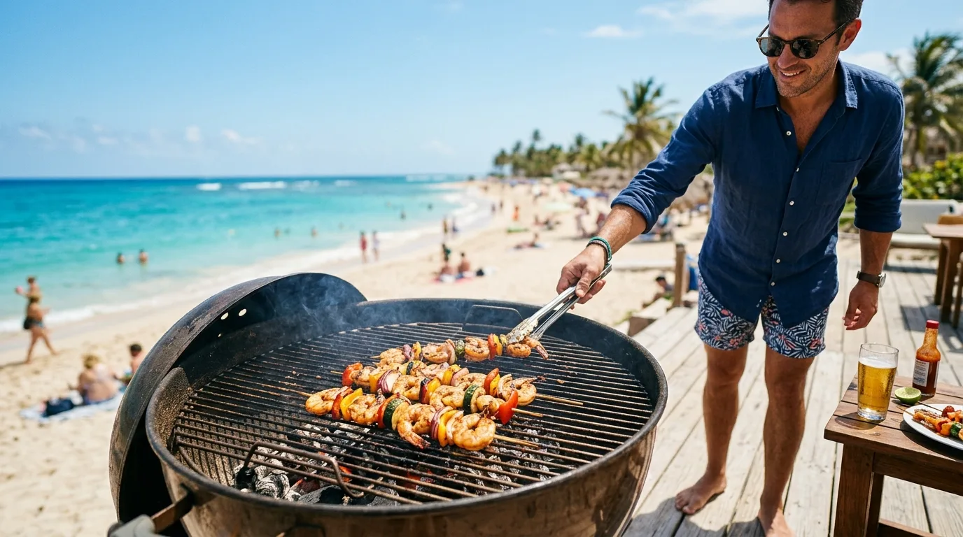 Add a little heat if you like for 13 Zesty Lemon Garlic Shrimp Skewers for Easy Summer Grilling