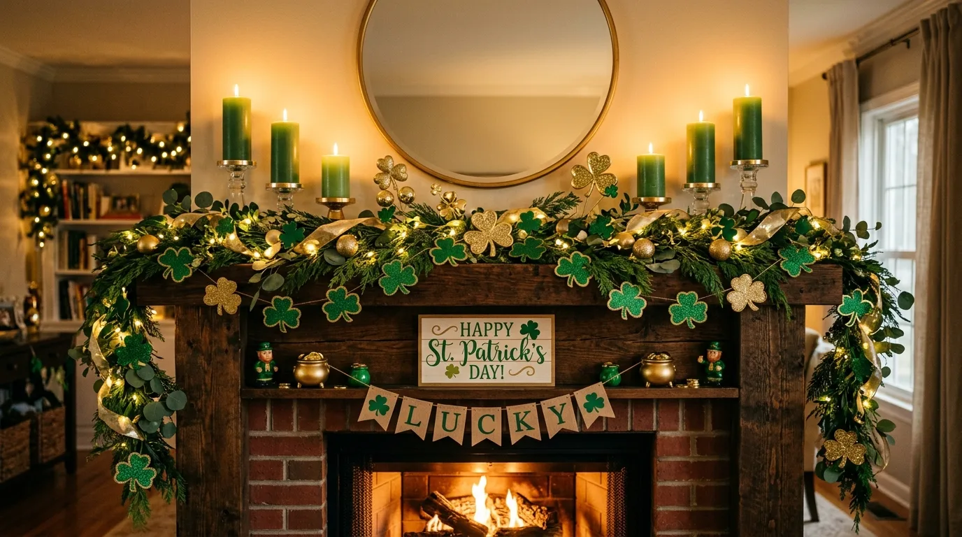 10 Lucky DIY St Patrick's Day Decor Ideas in Green and Gold