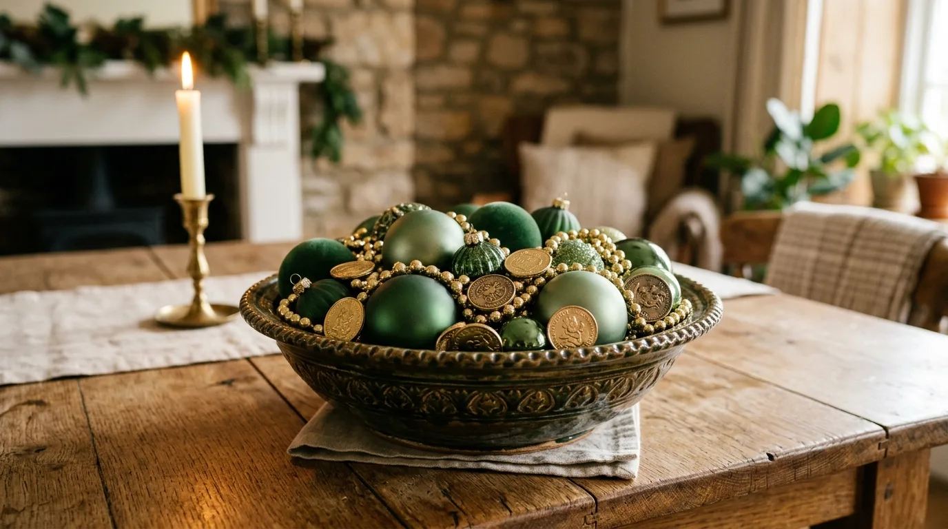 Keep the look light and easy for 10 Lucky DIY St Patrick's Day Decor Ideas in Green and Gold