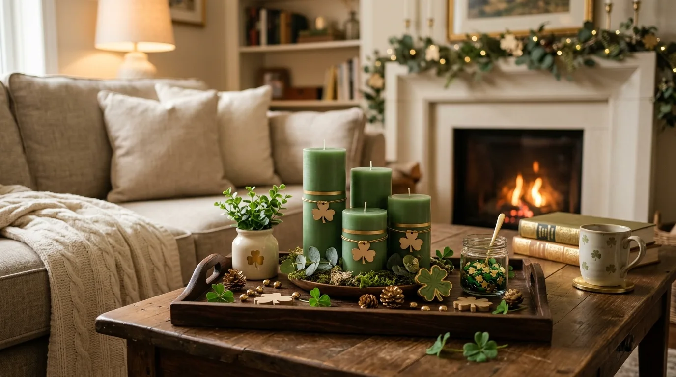 Make a rustic wood sign for 10 Lucky DIY St Patrick's Day Decor Ideas in Green and Gold