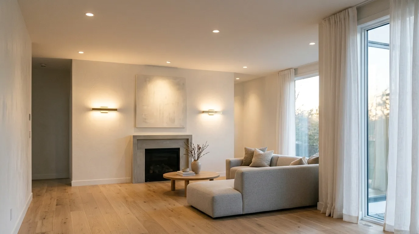 Use built-in or wall lighting for 14 Tricks to Make a Small Bedroom Look Bigger Without Moving Walls