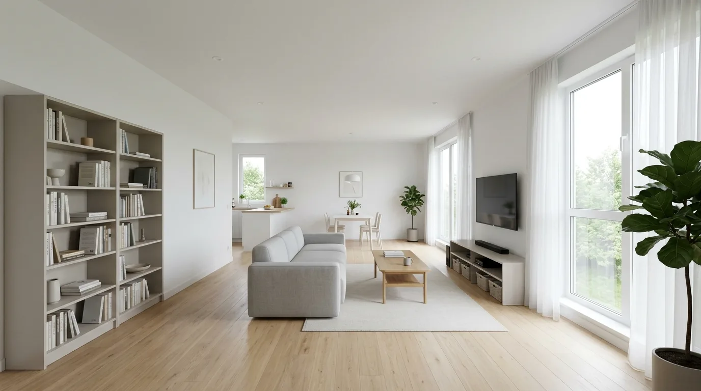 Declutter more often than you decorate for 14 Tricks to Make a Small Bedroom Look Bigger Without Moving Walls