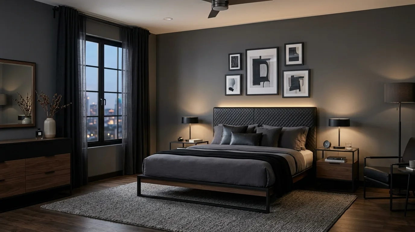 11 Masculine Male Bedroom Ideas for a Cool and Collected Space