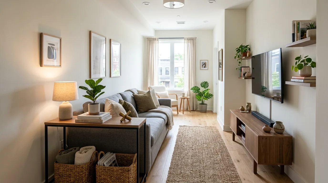 Choose a sofa with storage features for 14 Genius Ways to Maximize Small Living Room Decor and Storage