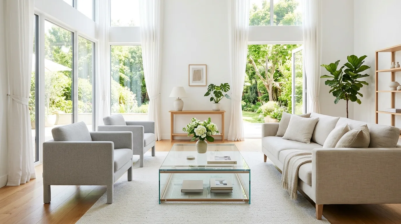 Use corners more effectively for 14 Genius Ways to Maximize Small Living Room Decor and Storage